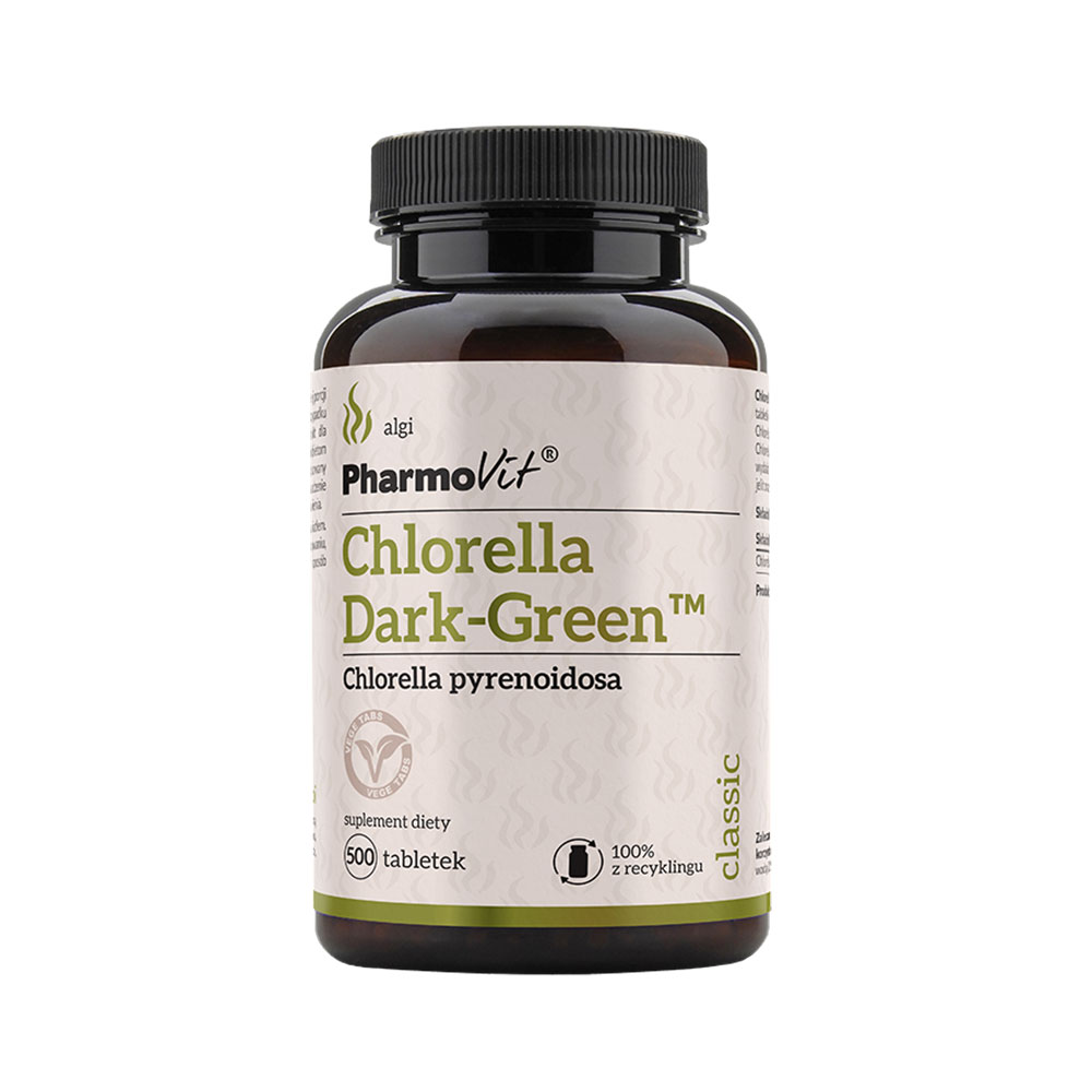 Фото - Шампунь Suplement Chlorella DARK-GREEN™ 500 tabl vege PharmoVit Classic