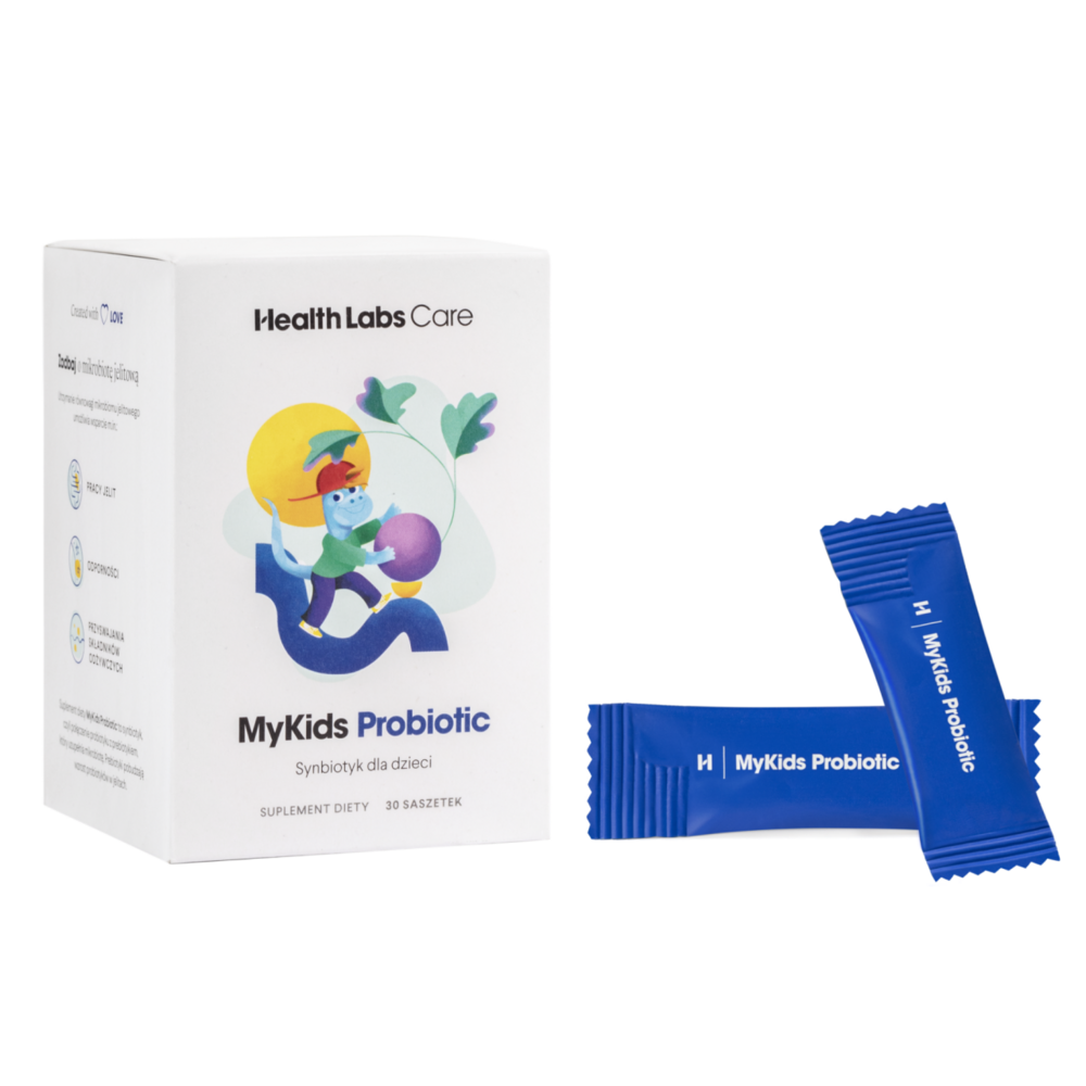 Фото - Вітаміни й мінерали Suplement diety dla dzieci synbiotyk Health Labs Care MyKids Probiotic