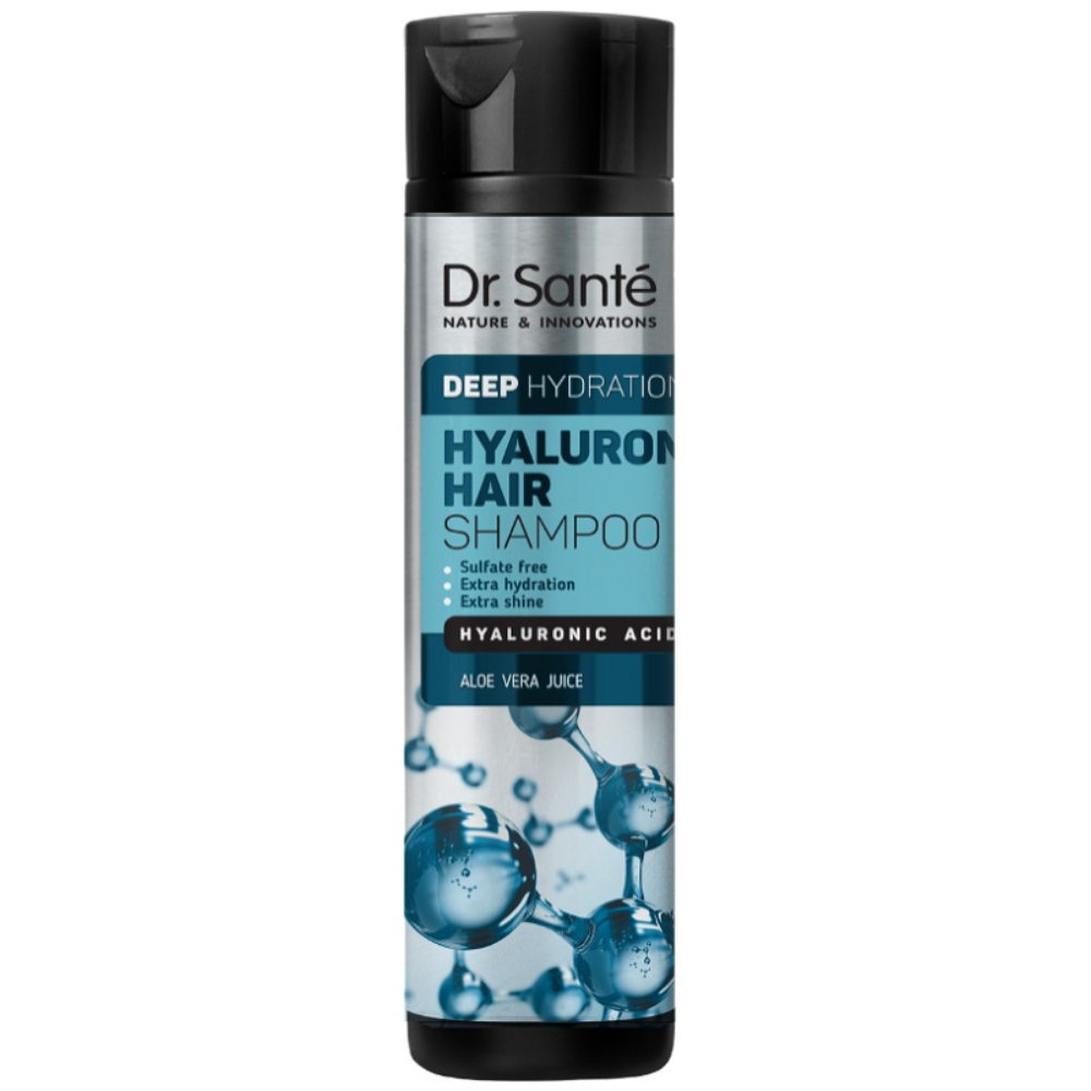 Фото - Шампунь Dr. Sante Hyaluron Hair Shampoo nawilżający szampon do włosów z kwasem hialuronowym 