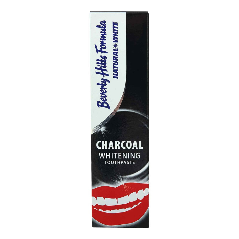 Фото - Зубна паста / ополіскувач Natural White Charcoal wybielająca pasta do zębów z węglem aktywnym 100 ml