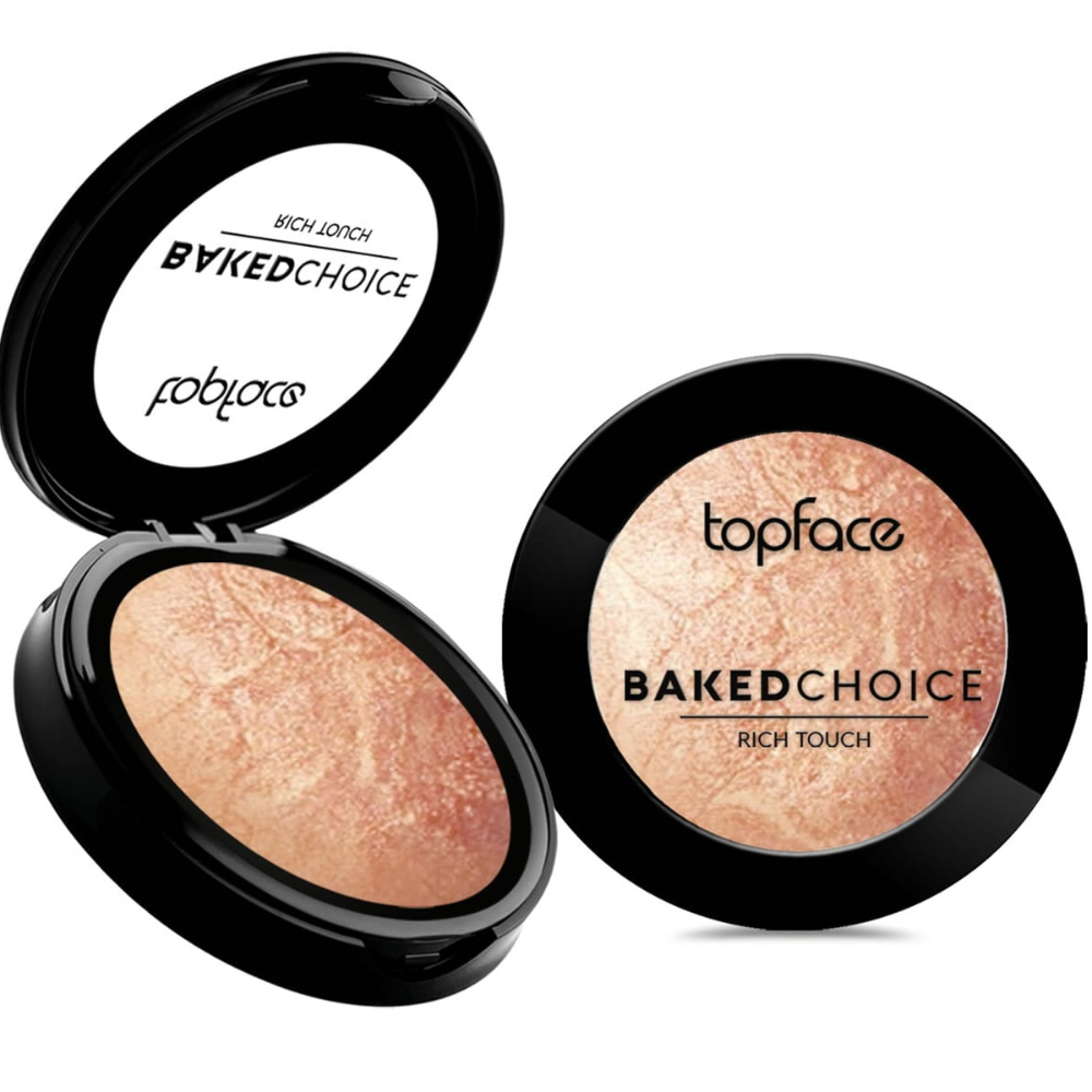 Фото - Пудра й рум'яна Choice Baked  Rich Touch Highlighter wypiekany rozświetlacz 104 6g Topface 