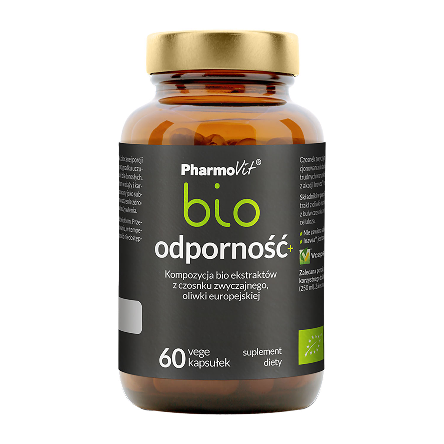 Фото - Вітаміни й мінерали Suplement Odporność+ bio 60 kaps PharmoVit BIO