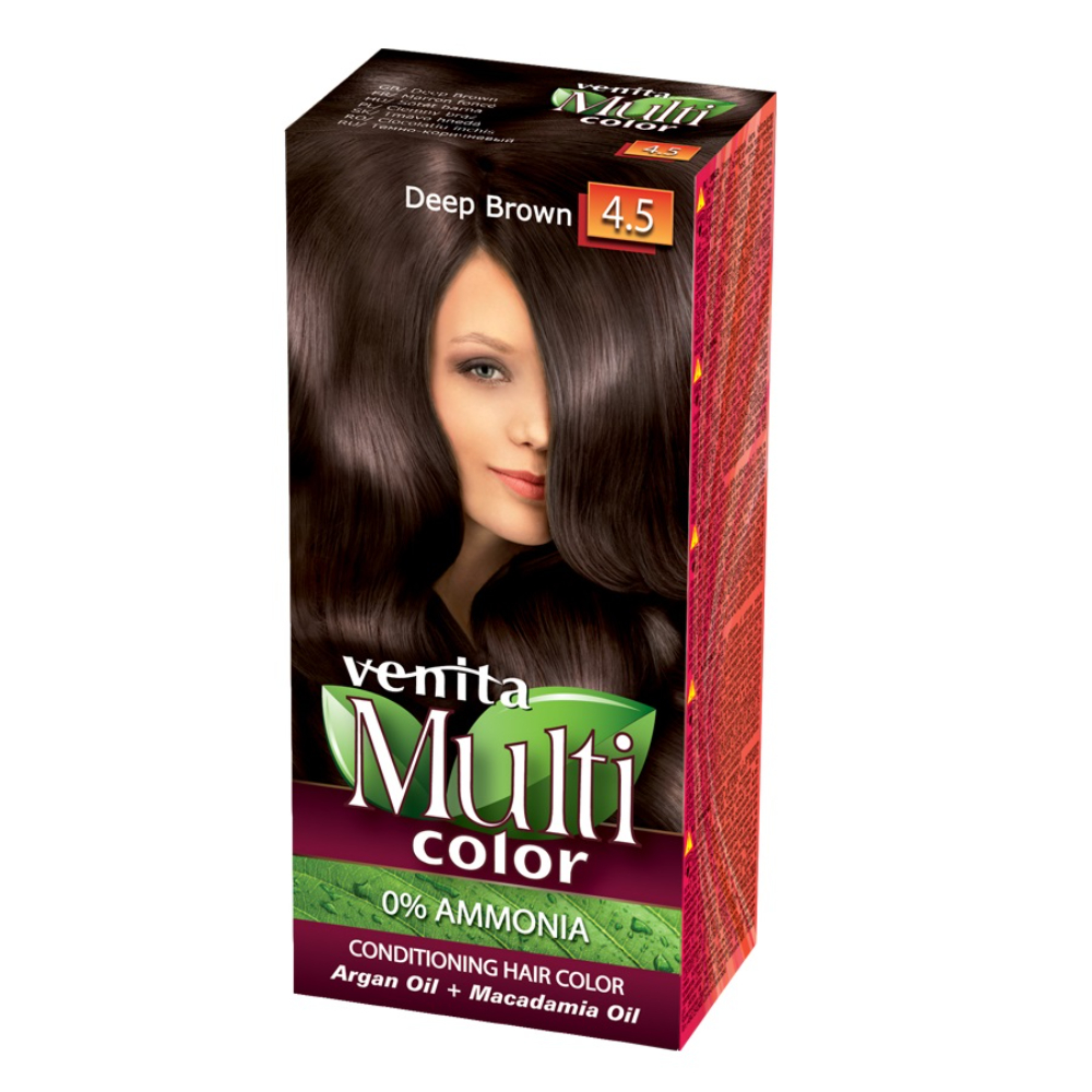Фото - Фарба для волосся Multi Farba do włosów 4.5 Ciemny Brąz Venita 