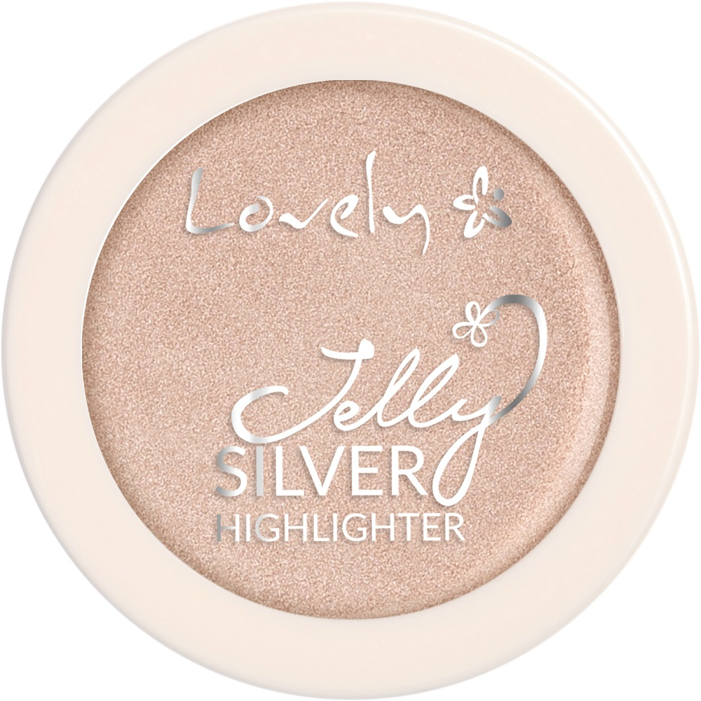 Zdjęcia - Podkład i baza pod makijaż Lovely Jelly Silver Highlighter rozświetlacz do twarzy 