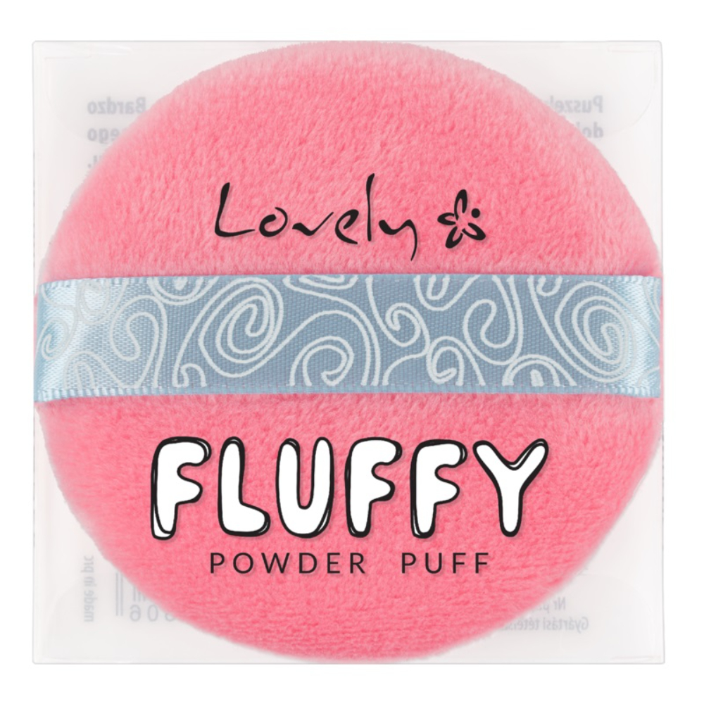 Zdjęcia - Pędzel / gąbka do makijażu Lovely Fluffy Powder Puff puszek do aplikacji pudru 