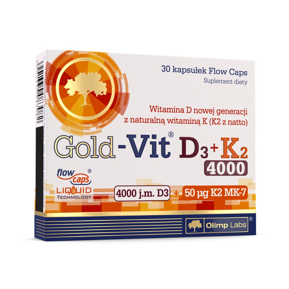 Фото - Вітаміни й мінерали Olimp Gold-Vit D3+K2 4000 Iu 