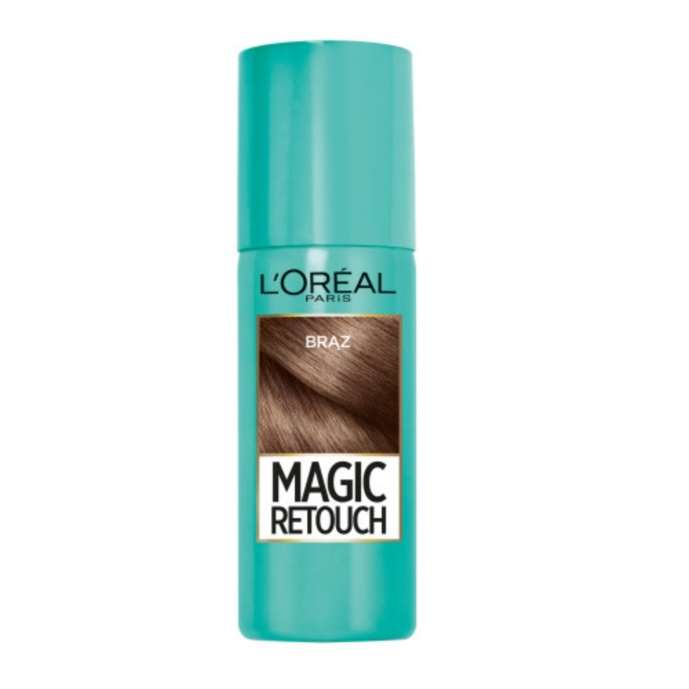 Zdjęcia - Farba do włosów LOreal Spray do retuszu odrostów Brąz L'Oréal Paris 